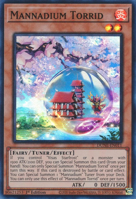 Mannadium Torrid [DUNE-EN011] Super Rare | Exor Games Dartmouth