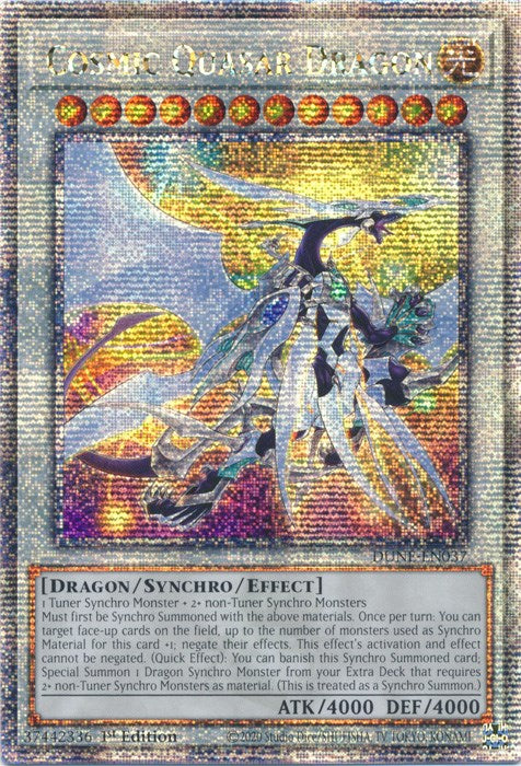 Cosmic Quasar Dragon [DUNE-EN037] Quarter Century Secret Rare | Exor Games Dartmouth