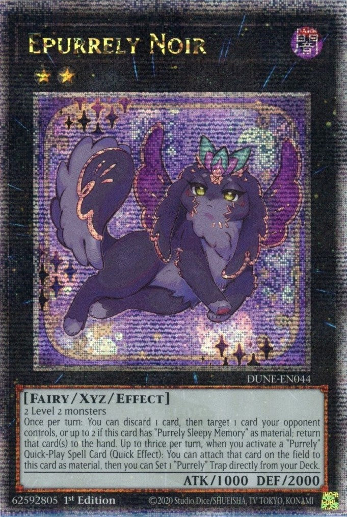 Epurrely Noir [DUNE-EN044] Quarter Century Secret Rare | Exor Games Dartmouth