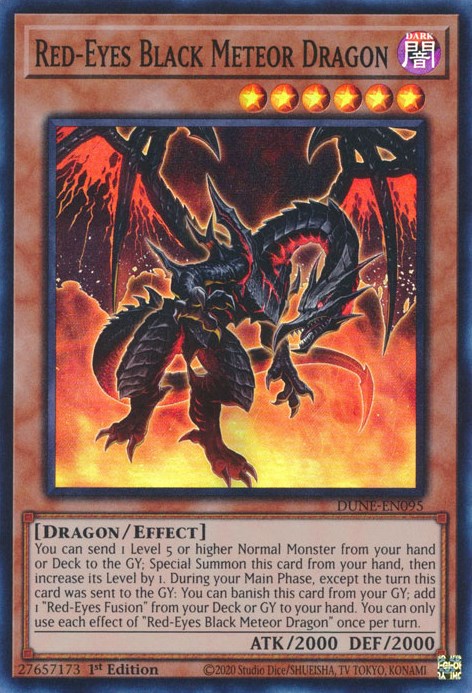 Red-Eyes Black Meteor Dragon [DUNE-EN095] Super Rare | Exor Games Dartmouth