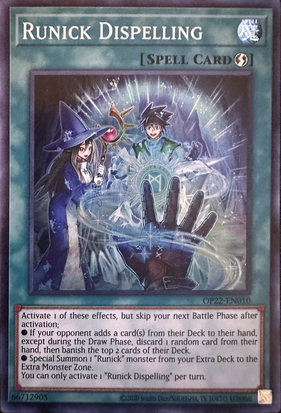 Runick Dispelling [OP22-EN010] Super Rare | Exor Games Dartmouth
