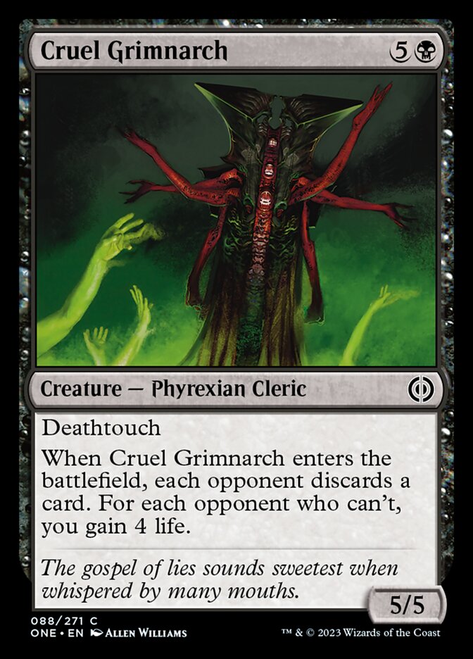 Cruel Grimnarch [Phyrexia: All Will Be One] | Exor Games Dartmouth