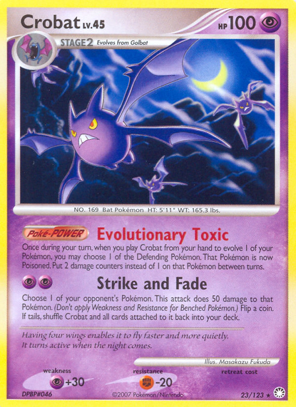 Crobat (23/123) [Diamond & Pearl: Mysterious Treasures] | Exor Games Dartmouth