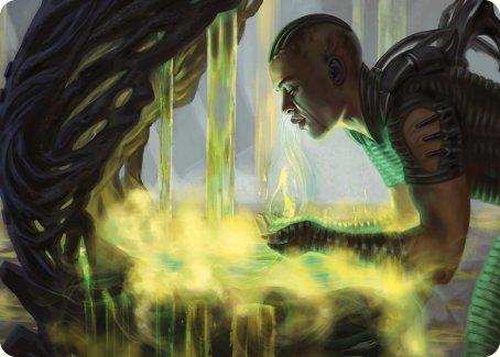 Necrogen Communion Art Card [Phyrexia: All Will Be One Art Series] | Exor Games Dartmouth