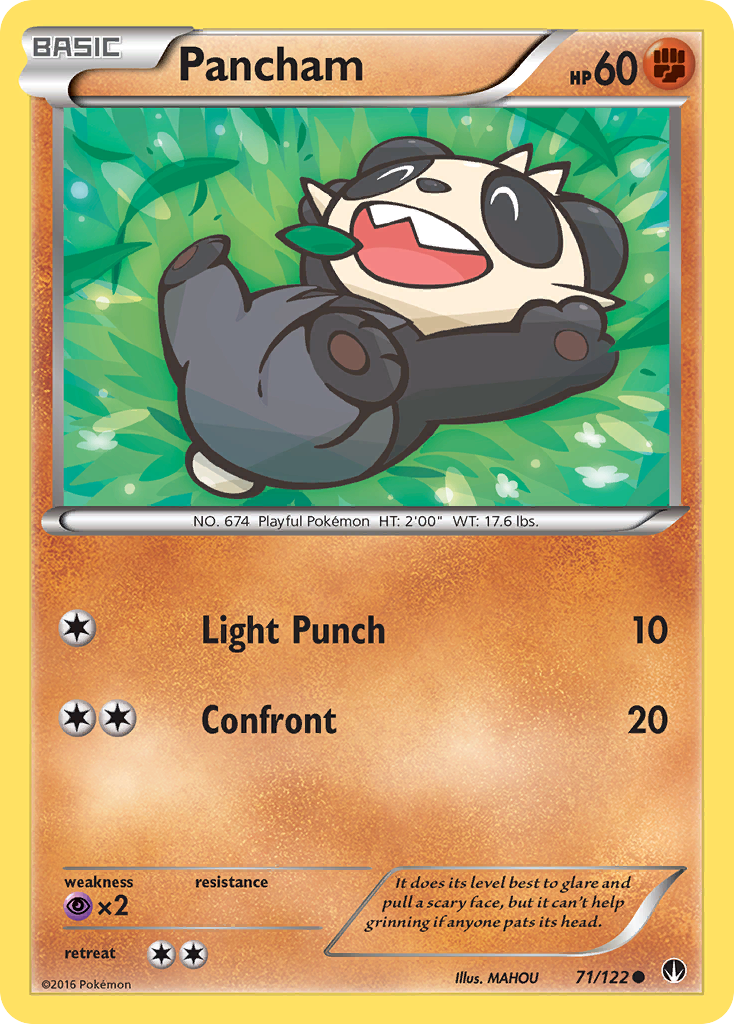 Pancham (71/122) [XY: BREAKpoint] | Exor Games Dartmouth