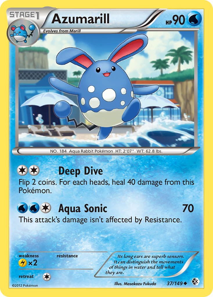 Azumarill (37/149) [Black & White: Boundaries Crossed] | Exor Games Dartmouth