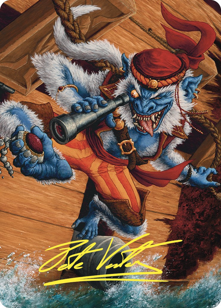 Treasure Nabber Art Card (Gold-Stamped Signature) [Commander Masters Art Series] | Exor Games Dartmouth