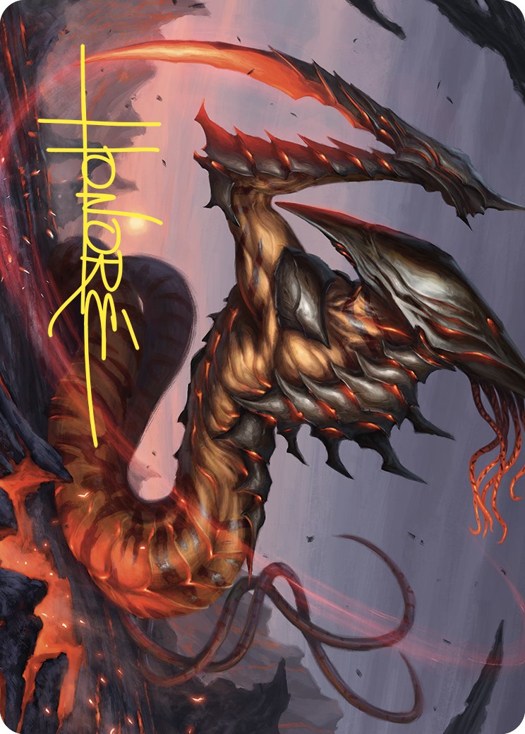 Blade Sliver Art Card (Gold-Stamped Signature) [Commander Masters Art Series] | Exor Games Dartmouth