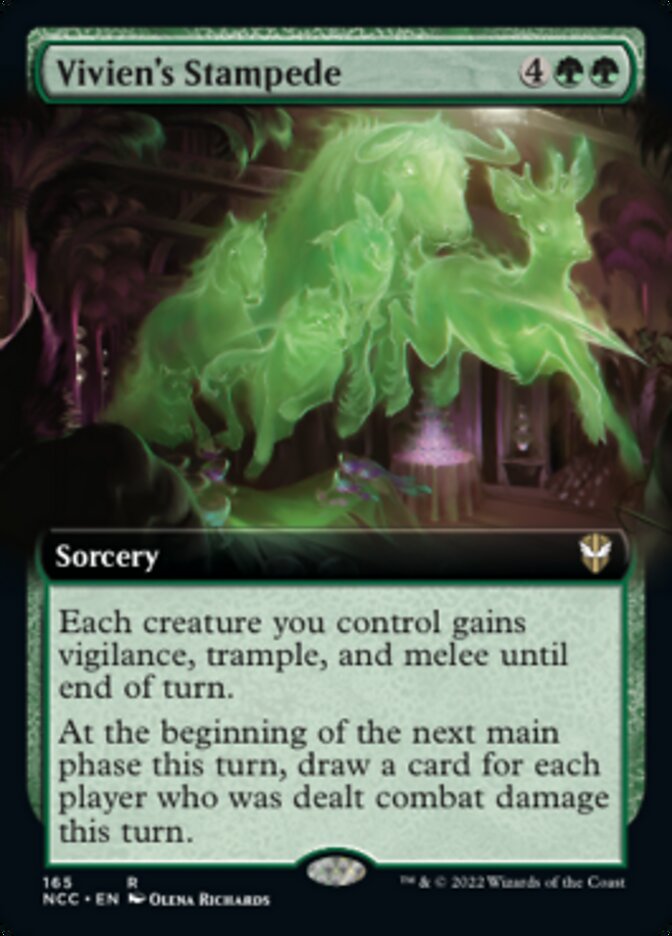 Vivien's Stampede (Extended Art) [Streets of New Capenna Commander] | Exor Games Dartmouth