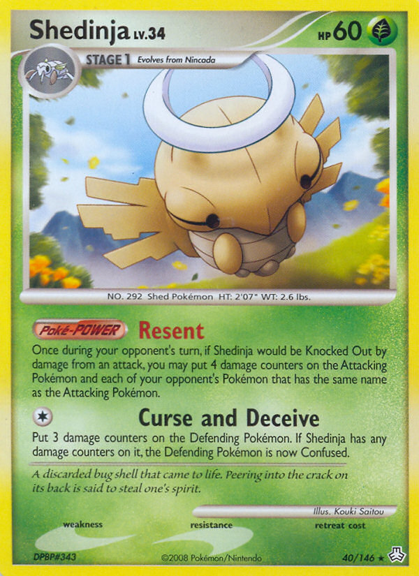 Shedinja (40/146) [Diamond & Pearl: Legends Awakened] | Exor Games Dartmouth
