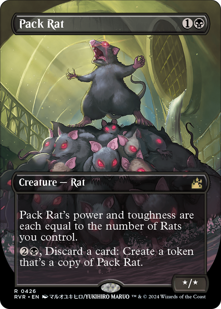 Pack Rat (Anime Borderless) [Ravnica Remastered] | Exor Games Dartmouth