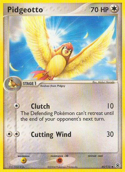 Pidgeotto (45/112) [EX: FireRed & LeafGreen] | Exor Games Dartmouth