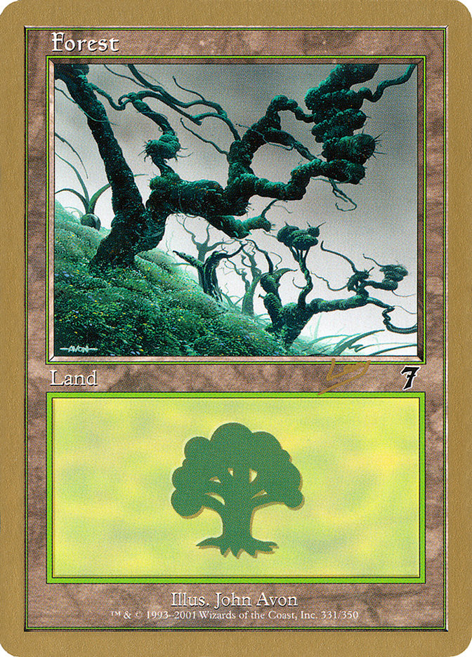 Forest (rl331) (Raphael Levy) [World Championship Decks 2002] | Exor Games Dartmouth