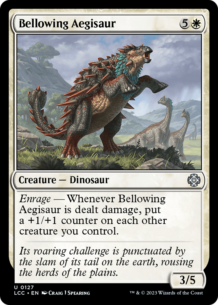 Bellowing Aegisaur [The Lost Caverns of Ixalan Commander] | Exor Games Dartmouth