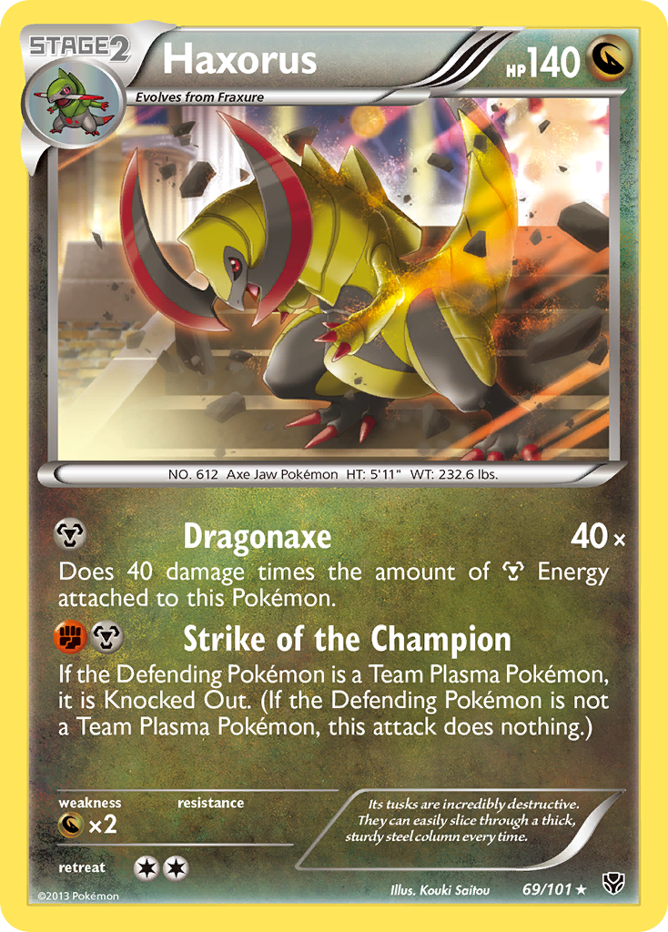 Haxorus (69/101) [Black & White: Plasma Blast] | Exor Games Dartmouth