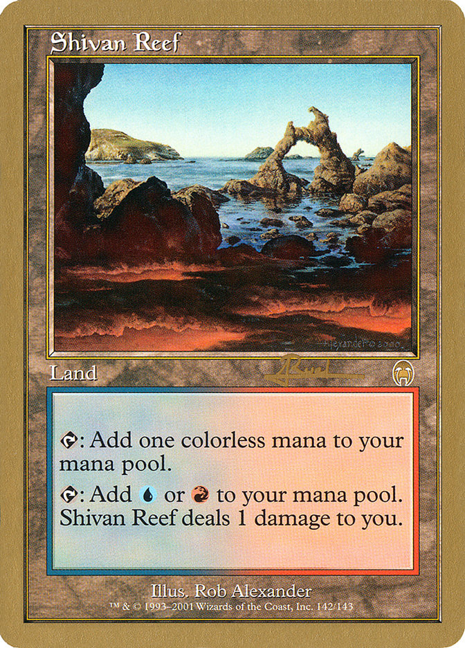 Shivan Reef (Antoine Ruel) [World Championship Decks 2001] | Exor Games Dartmouth