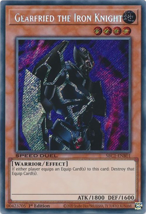 Gearfried the Iron Knight [SBC1-ENB01] Secret Rare | Exor Games Dartmouth