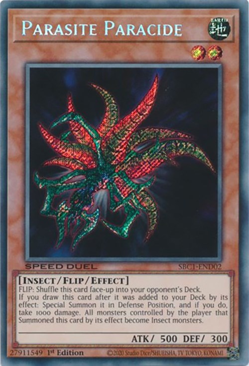 Parasite Paracide [SBC1-END02] Secret Rare | Exor Games Dartmouth