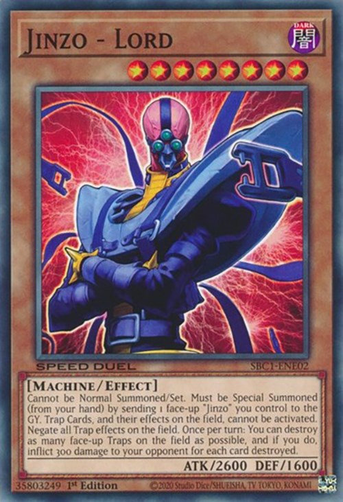 Jinzo - Lord [SBC1-ENE02] Common | Exor Games Dartmouth