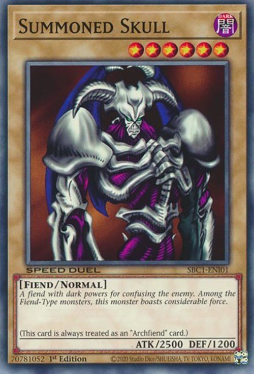 Summoned Skull [SBC1-ENI01] Common | Exor Games Dartmouth