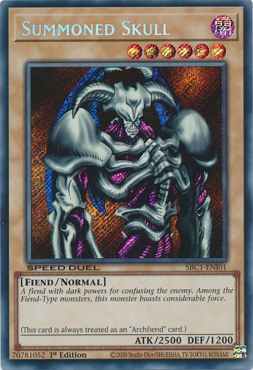 Summoned Skull [SBC1-ENI01] Secret Rare | Exor Games Dartmouth