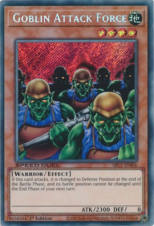 Goblin Attack Force [SBC1-ENI06] Secret Rare | Exor Games Dartmouth