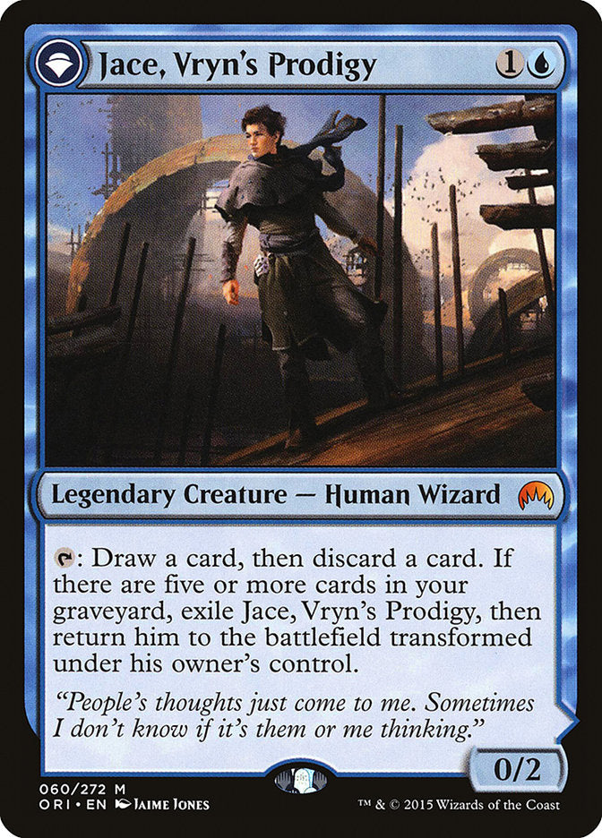 Jace, Vryn's Prodigy // Jace, Telepath Unbound [Magic Origins] | Exor Games Dartmouth