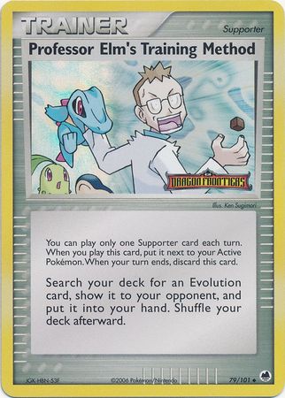 Professor Elm's Training Method (79/101) (Stamped) [EX: Dragon Frontiers] | Exor Games Dartmouth