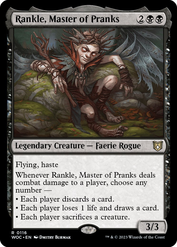 Rankle, Master of Pranks [Wilds of Eldraine Commander] | Exor Games Dartmouth