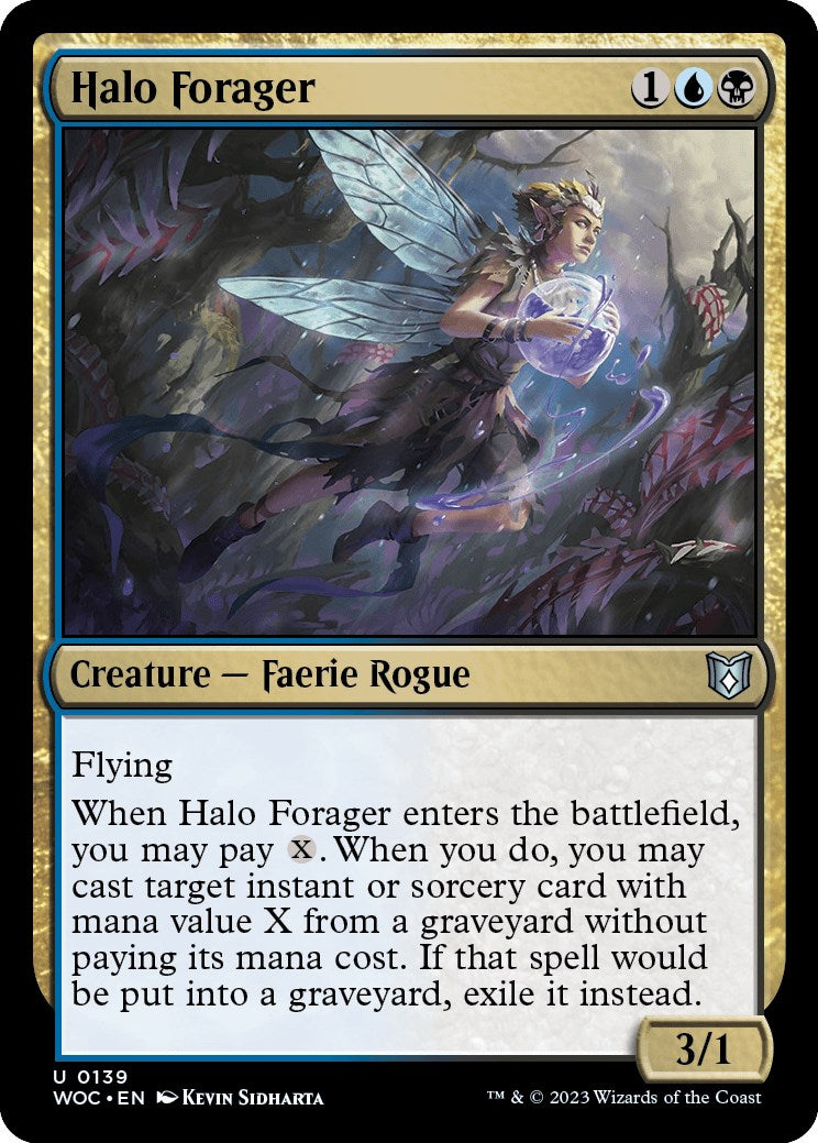 Halo Forager [Wilds of Eldraine Commander] | Exor Games Dartmouth