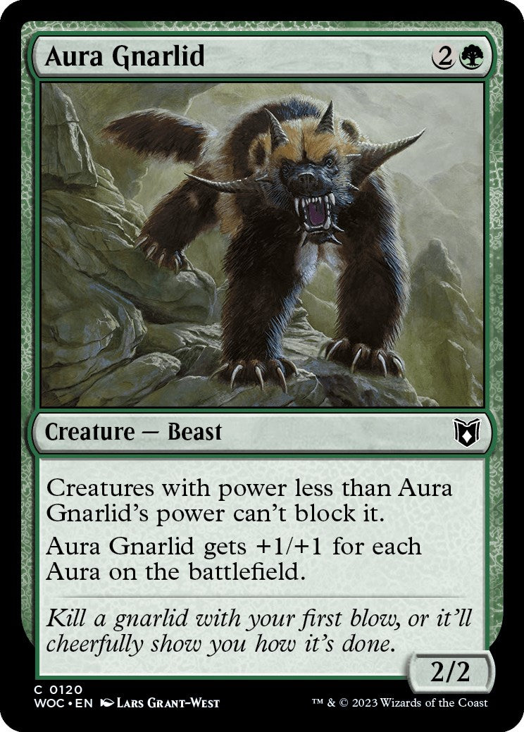 Aura Gnarlid [Wilds of Eldraine Commander] | Exor Games Dartmouth