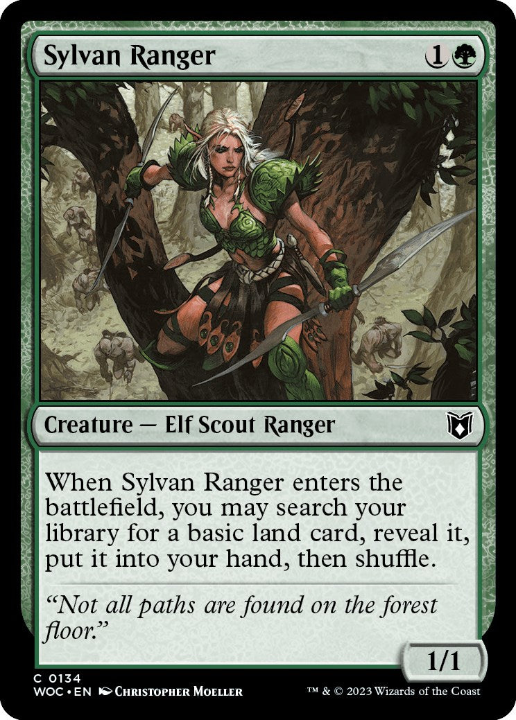 Sylvan Ranger [Wilds of Eldraine Commander] | Exor Games Dartmouth