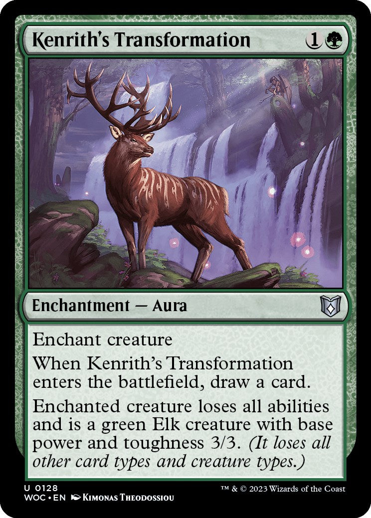 Kenrith's Transformation [Wilds of Eldraine Commander] | Exor Games Dartmouth