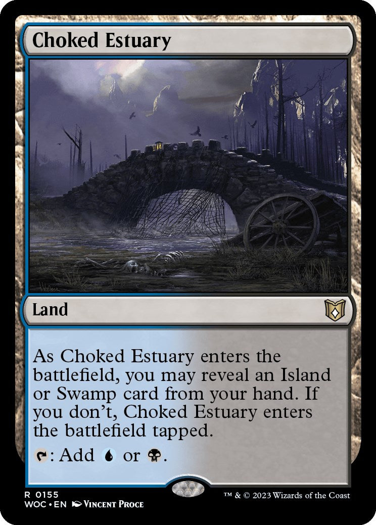 Choked Estuary [Wilds of Eldraine Commander] | Exor Games Dartmouth