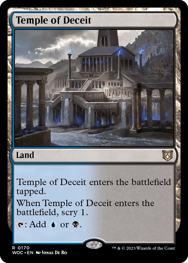 Temple of Deceit [Wilds of Eldraine Commander] | Exor Games Dartmouth