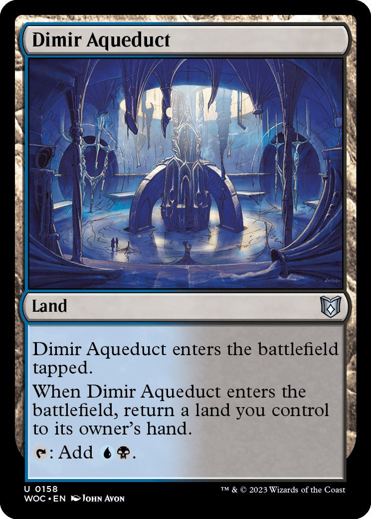 Dimir Aqueduct [Wilds of Eldraine Commander] | Exor Games Dartmouth