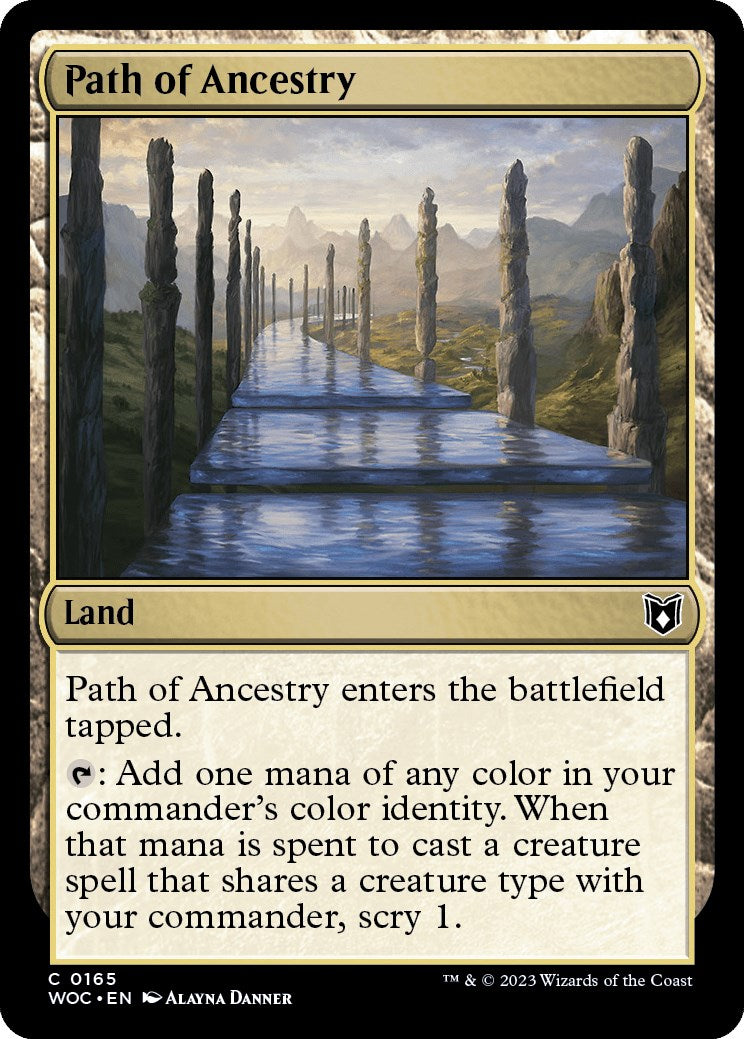 Path of Ancestry [Wilds of Eldraine Commander] | Exor Games Dartmouth