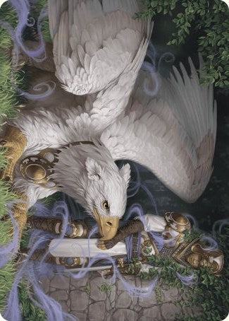 Dutiful Griffin Art Card [Wilds of Eldraine Art Series] | Exor Games Dartmouth