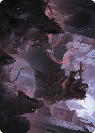 Gnawing Crescendo Art Card [Wilds of Eldraine Art Series] | Exor Games Dartmouth