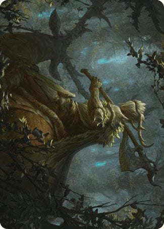 Verdant Outrider Art Card [Wilds of Eldraine Art Series] | Exor Games Dartmouth