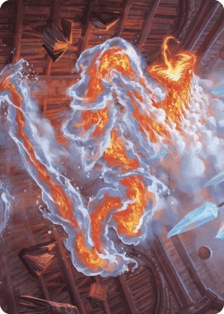 Scalding Viper Art Card [Wilds of Eldraine Art Series] | Exor Games Dartmouth