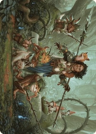 Ellivere of the Wild Court Art Card [Wilds of Eldraine Art Series] | Exor Games Dartmouth