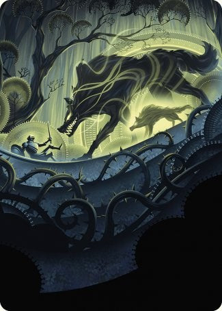 Unnatural Growth Art Card [Wilds of Eldraine Art Series] | Exor Games Dartmouth