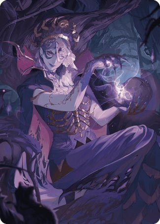 Necropotence Art Card [Wilds of Eldraine Art Series] | Exor Games Dartmouth