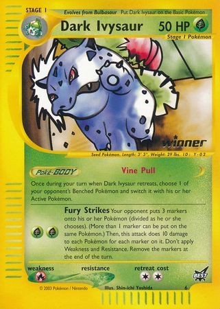 Dark Ivysaur (6) (Winner) [Best of Promos] | Exor Games Dartmouth