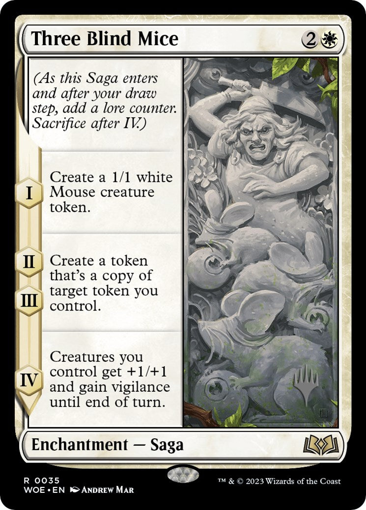 Three Blind Mice (Promo Pack) [Wilds of Eldraine Promos] | Exor Games Dartmouth