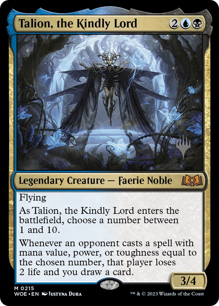 Talion, the Kindly Lord (Promo Pack) [Wilds of Eldraine Promos] | Exor Games Dartmouth