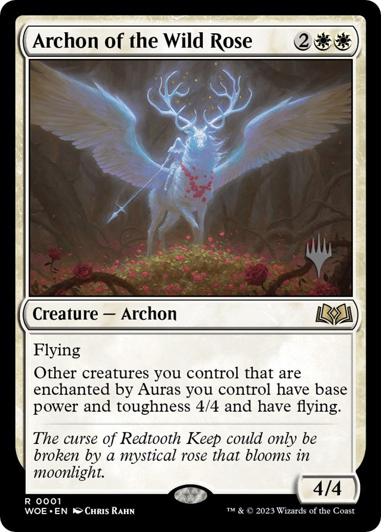 Archon of the Wild Rose (Promo Pack) [Wilds of Eldraine Promos] | Exor Games Dartmouth