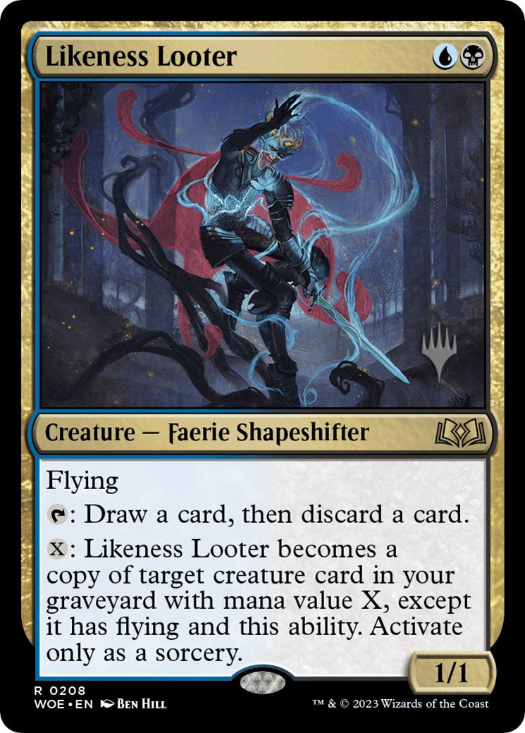 Likeness Looter (Promo Pack) [Wilds of Eldraine Promos] | Exor Games Dartmouth