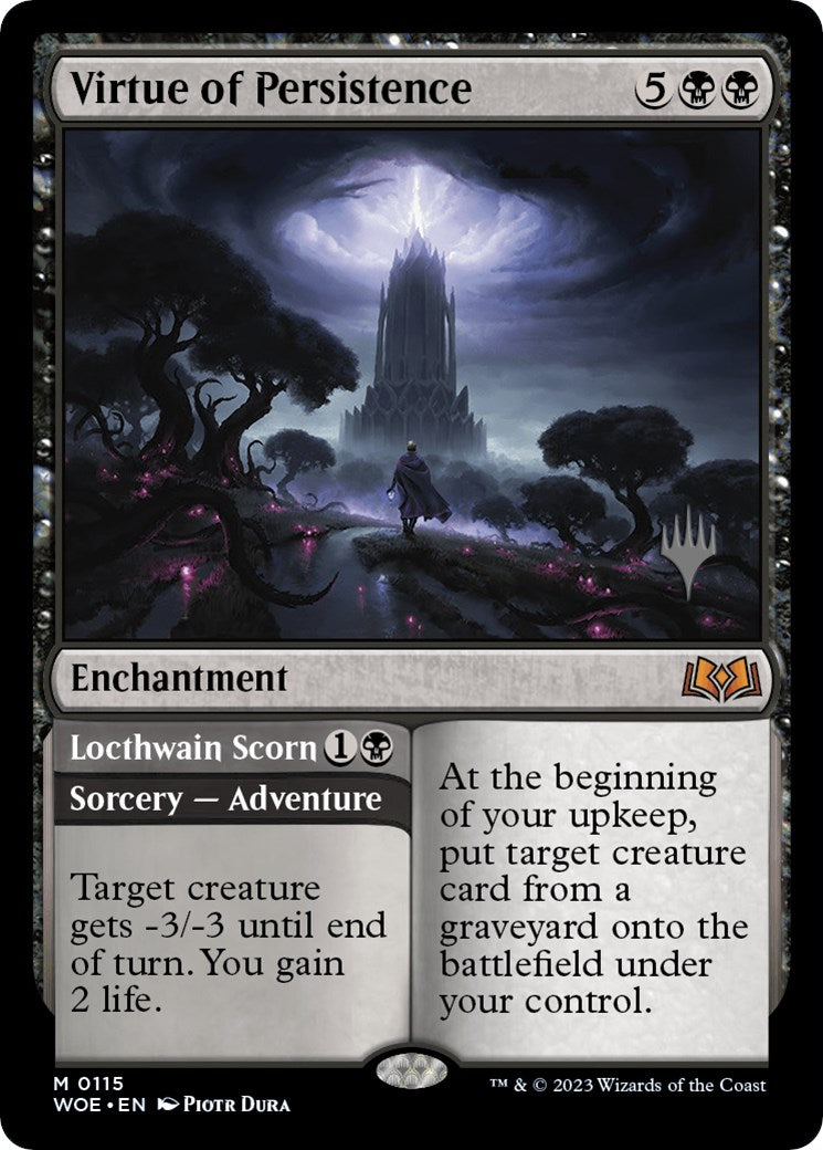 Virtue of Persistence (Promo Pack) [Wilds of Eldraine Promos] | Exor Games Dartmouth